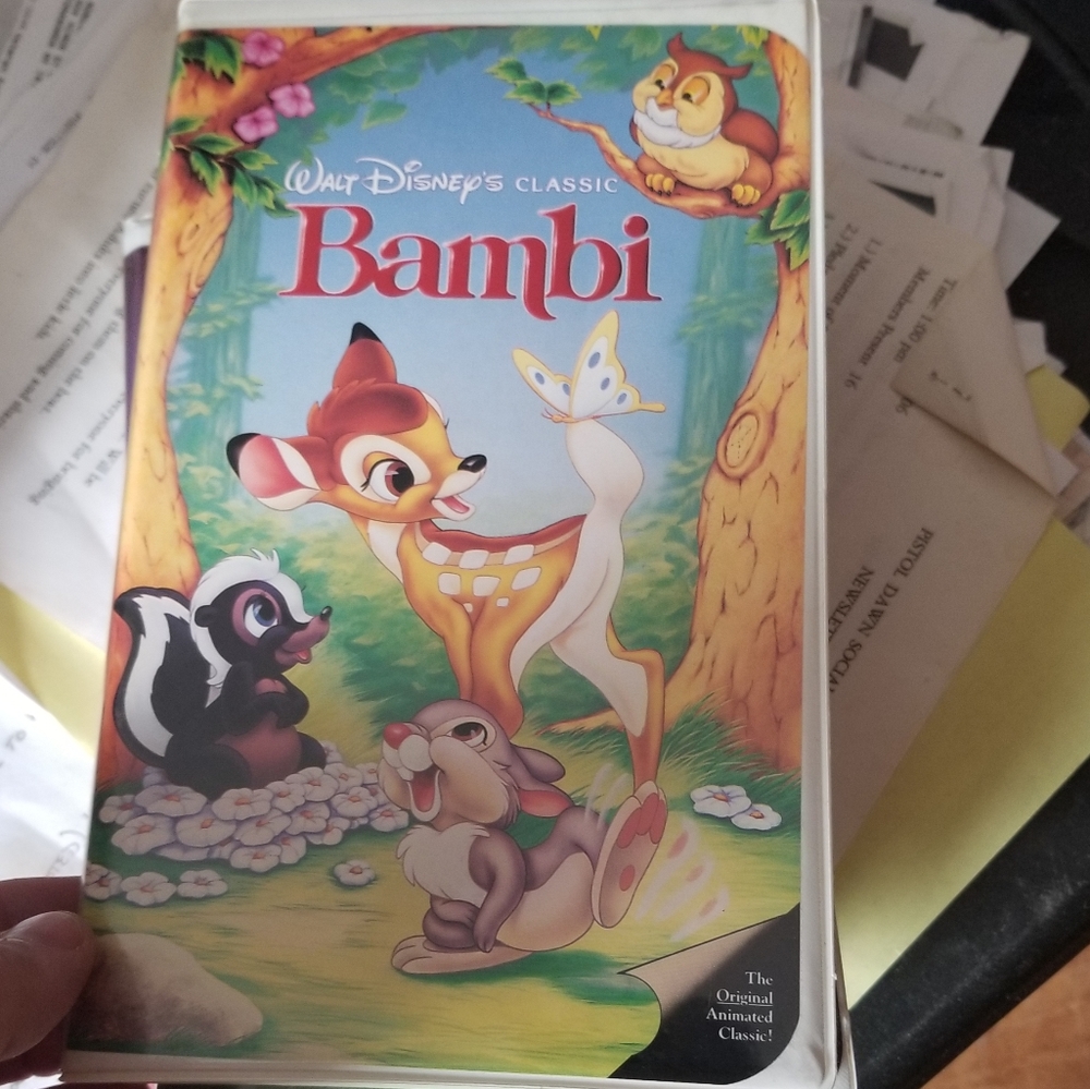 Disney's Bambi black diamond edition VHS